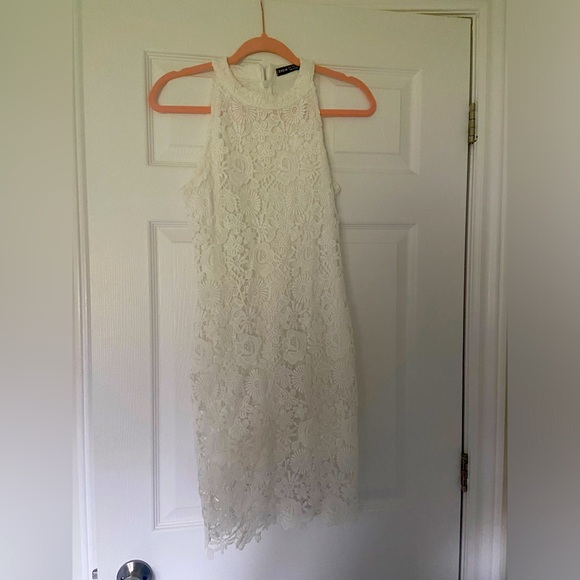 Shein White Floral Dress - Picture 1 of 2